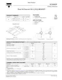 SI7994DP-T1-GE3 Datenblatt Cover