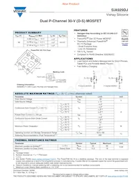 SIA929DJ-T1-GE3 Datasheet Copertura