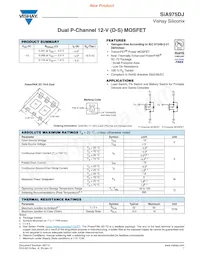 SIA975DJ-T1-GE3數據表 封面