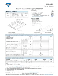 SIS990DN-T1-GE3數據表 封面