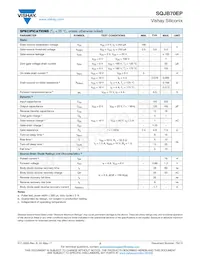 SQJB70EP-T1_GE3 Datasheet Page 2