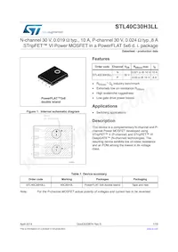 STL40C30H3LL Datasheet Copertura