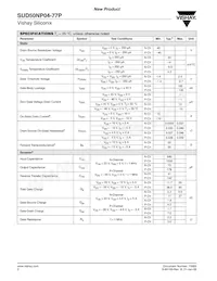 SUD50NP04-77P-T4E3 Datasheet Pagina 2