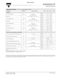 SUD50NP04-77P-T4E3 Datasheet Pagina 3