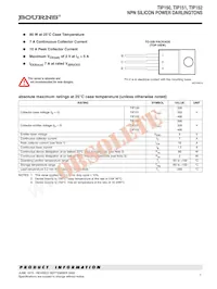 TIP152-S Datasheet Cover