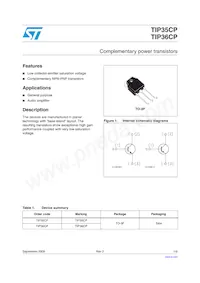 TIP36CP Datenblatt Cover