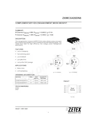 ZXMC6A09DN8TA數據表 封面