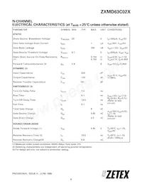 ZXMD63C02XTC數據表 頁面 5