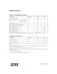 ZXMN6A09DN8TC Datenblatt Seite 2