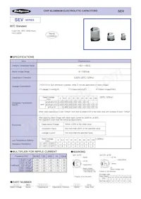 50SEV0.1M4X5.5 Datasheet Copertura