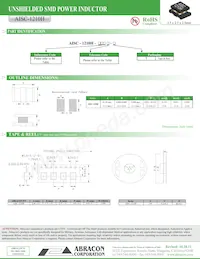 AISC-1210H-681K-T Datasheet Pagina 2