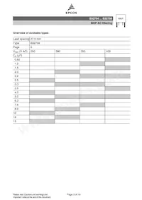 B32798G8266J000 Datasheet Pagina 3