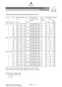 B32798G8266J000 Datasheet Pagina 7