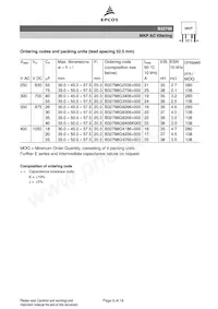 B32798G8266J000 Datasheet Pagina 9