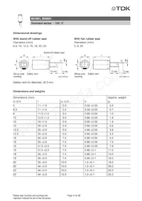 B41851A6338M000 Datasheet Pagina 5