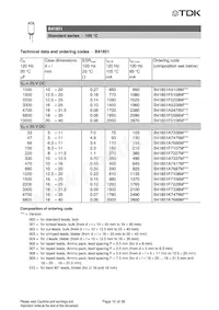 B41851A6338M000 Datasheet Pagina 11