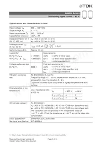 B43511A5158M87 Datasheet Pagina 3