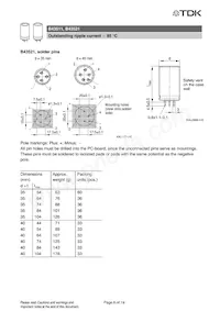 B43511A5158M87 Datasheet Pagina 6