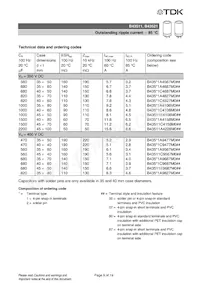 B43511A5158M87 Datasheet Pagina 9