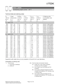 B43511A5158M87 Datasheet Pagina 10