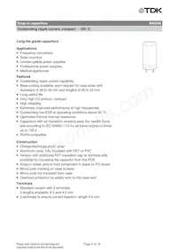 B43545A9827M062 Datasheet Pagina 2