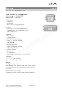 B84113H0000G125 Datenblatt Seite 2