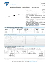 CCF554K99FKE36 Datenblatt Cover