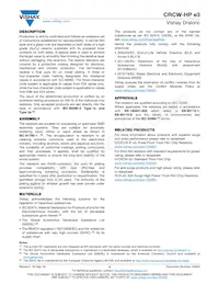 CRCW20103R00JNEFHP Datasheet Pagina 4