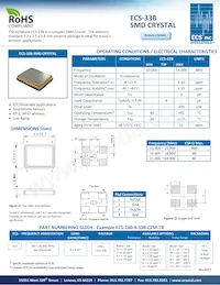 ECS-480-8-33B-CWN-TR Datasheet Cover