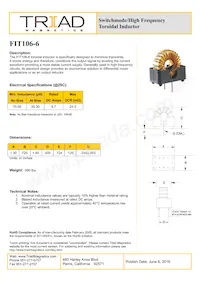 FIT106-6-B Datasheet Cover