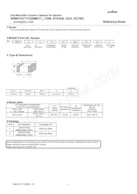 GRM31CC71C226ME11L Datasheet Copertura