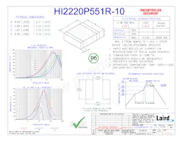 HI2220P551R-10 Datasheet Copertura