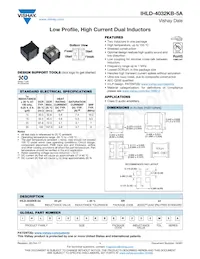 IHLD4032KBER330M5A Datasheet Copertura