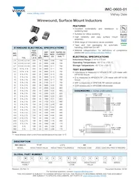 IMC0603ERR27G01 Datenblatt Cover