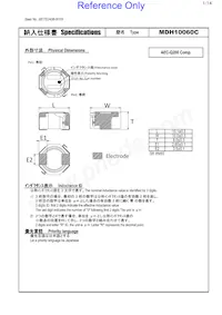 MDH10060C-330MA=P3 Datasheet Copertura