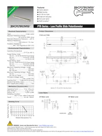 PTB0153-2010BPB103 Datasheet Cover