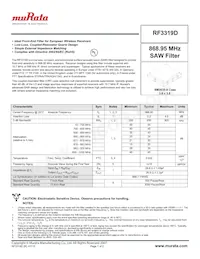 RF3319D Datenblatt Cover