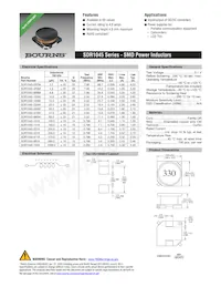 SDR1045-330M Datasheet Copertura