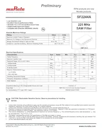 SF2244A Datasheet Copertura