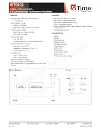 SIT9102AI-243N25E125.00000 Datasheet Cover