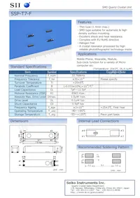 SSPT7F-12.5PF20PPM Datenblatt Cover