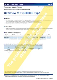 TCE0806S-500-2P Datasheet Pagina 3