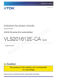 VLS201612ET-R68N-CA數據表 封面