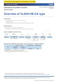 VLS4012ET-1R5N-CA Datasheet Page 3