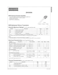 2N3859A_D75Z Datasheet Copertura