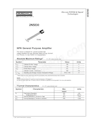 2N5830_D26Z Datenblatt Cover