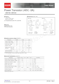 2SB1243TV2R Datasheet Copertura