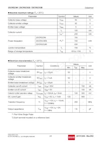 2SCR523EBTL Datasheet Pagina 2