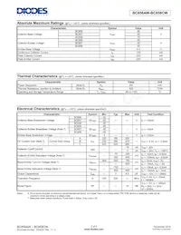 BC858BW-7-F Datasheet Pagina 2