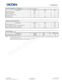 FCX591AQTA數據表 頁面 2